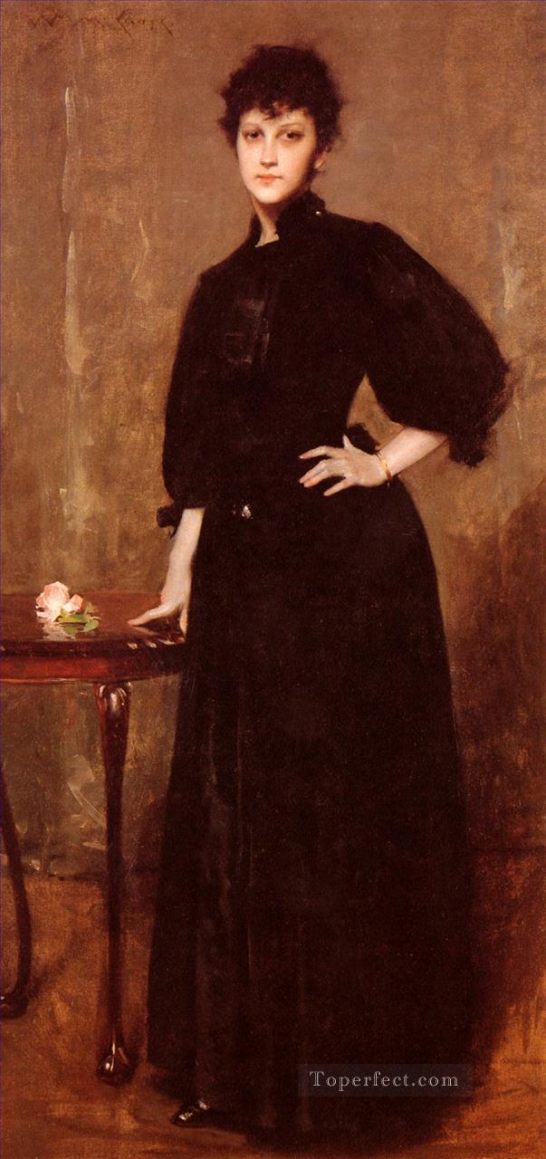 Portrait Of MrsC William Merritt Chase Oil Paintings